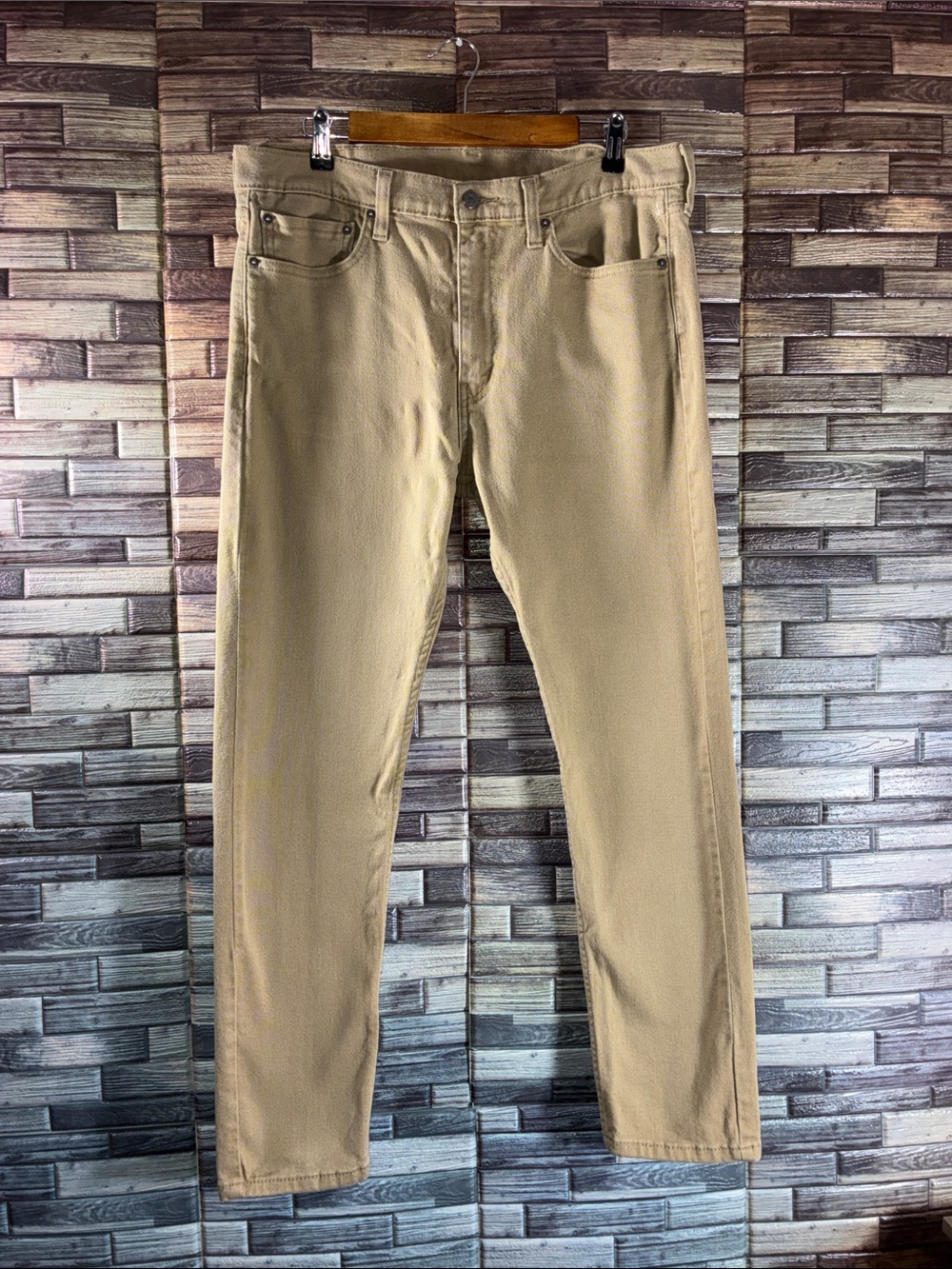 Levi’s Mens Classic 510 Tan Jeans 36x32 EUC